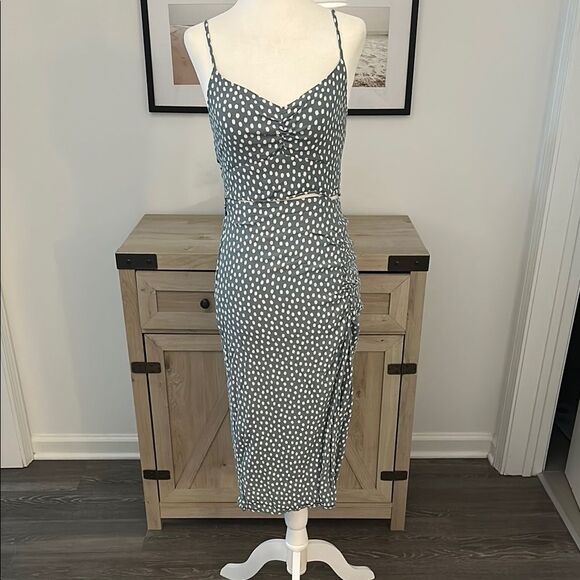 Abercrombie & Fitch Polka Dot Midi Skirt - Picture 1 of 8